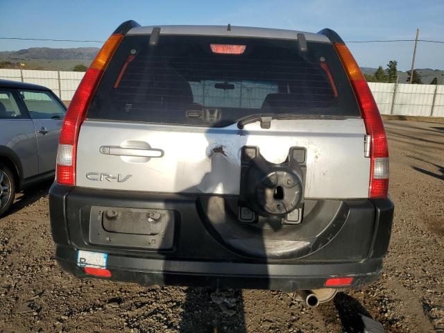 JHLRD68443C006637 - 2003 HONDA CR-V LX SILVER photo 6