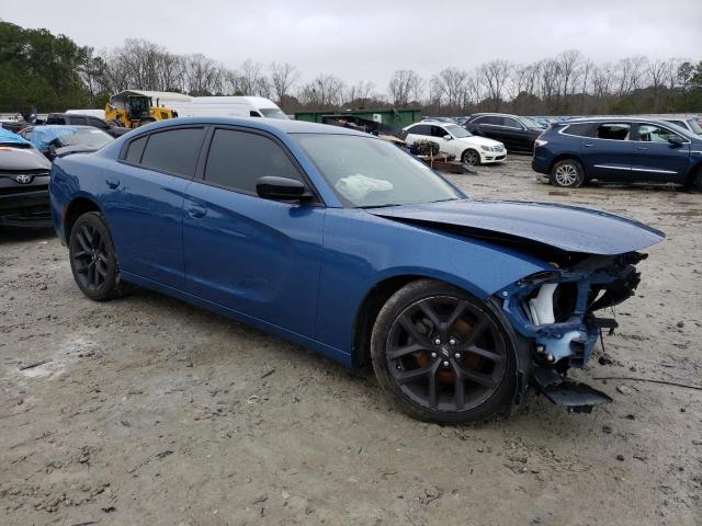 2C3CDXBG3LH177411 - 2020 DODGE CHARGER SXT BLUE photo 4