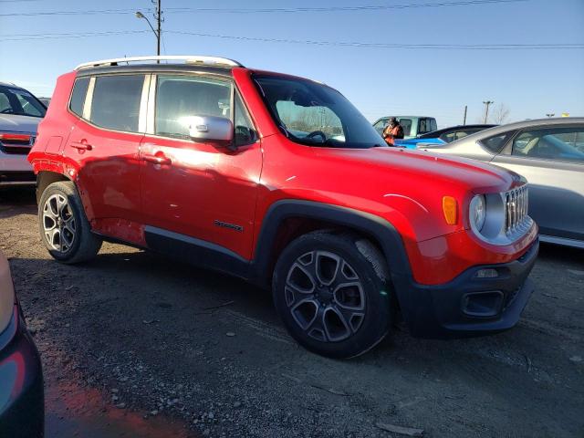 ZACCJADT8GPC68352 - 2016 JEEP RENEGADE LIMITED RED photo 4