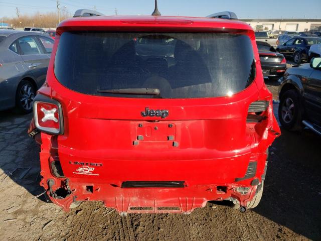 ZACCJADT8GPC68352 - 2016 JEEP RENEGADE LIMITED RED photo 6