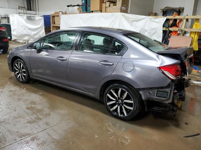19XFB2F92FE077345 - 2015 HONDA CIVIC EXL 灰色 照片 2