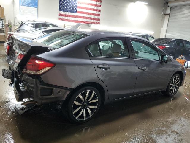 19XFB2F92FE077345 - 2015 HONDA CIVIC EXL 灰色 照片 3