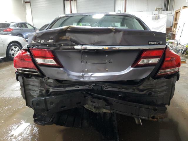 19XFB2F92FE077345 - 2015 HONDA CIVIC EXL 灰色 照片 6