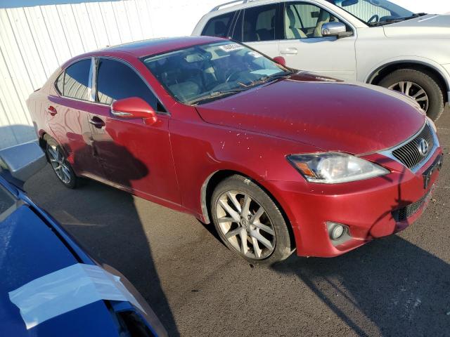 JTHCF5C28D5063876 - 2013 LEXUS IS 250 RED photo 4