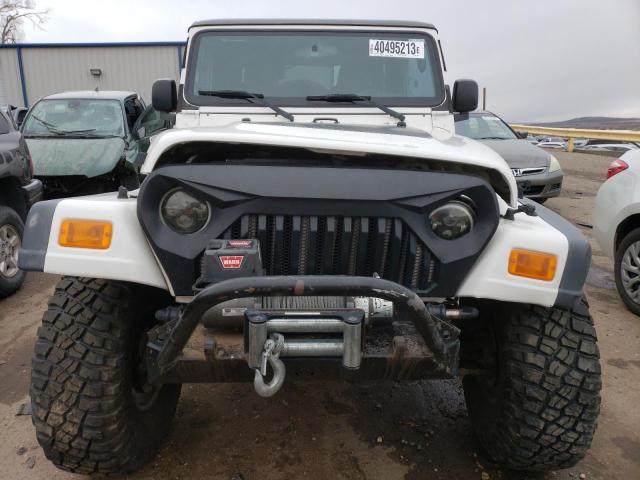 1J4FA69S15P315025 - 2005 JEEP WRANGLER / RUBICON WHITE photo 5