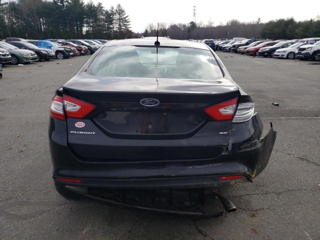 3FA6P0H73GR128546 - 2016 FORD FUSION SE BLACK photo 6