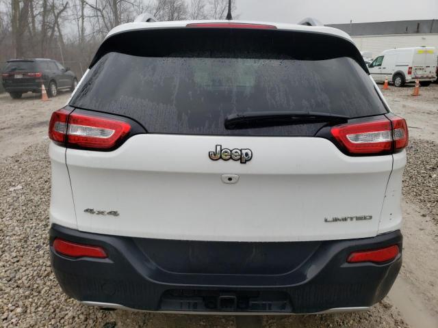 1C4PJMDB2EW280684 - 2014 JEEP CHEROKEE LIMITED WHITE photo 6