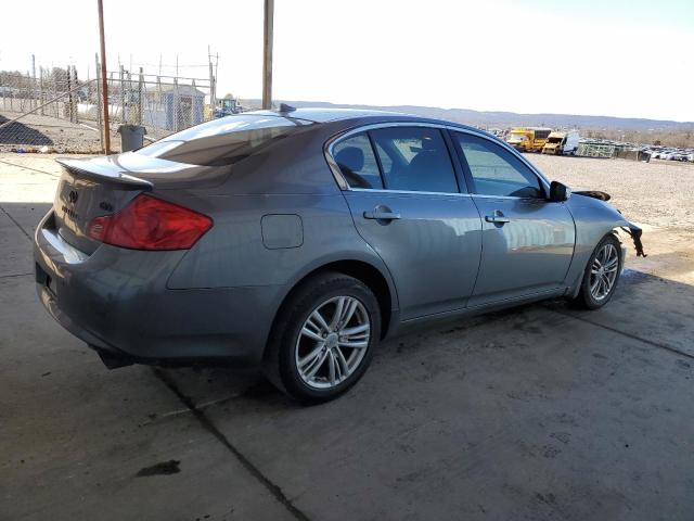 JN1CV6AR6BM405244 - 2011 INFINITI G37 GRAY photo 3