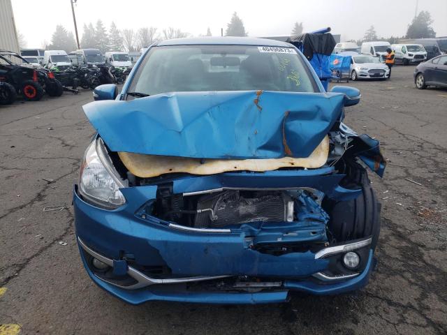 ML32A4HJ2KH014970 - 2019 MITSUBISHI MIRAGE SE BLUE photo 5