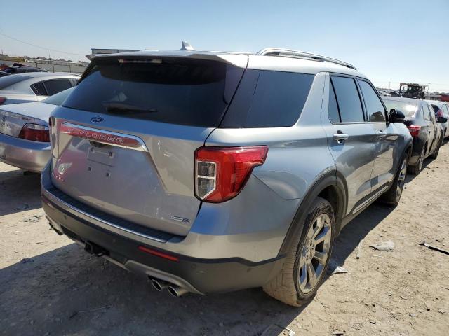 1FM5K8HC7LGC45821 - 2020 FORD EXPLORER PLATINUM SILVER photo 3