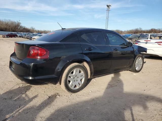 1C3CDZAB8EN117412 - 2014 DODGE AVENGER SE BLACK photo 3