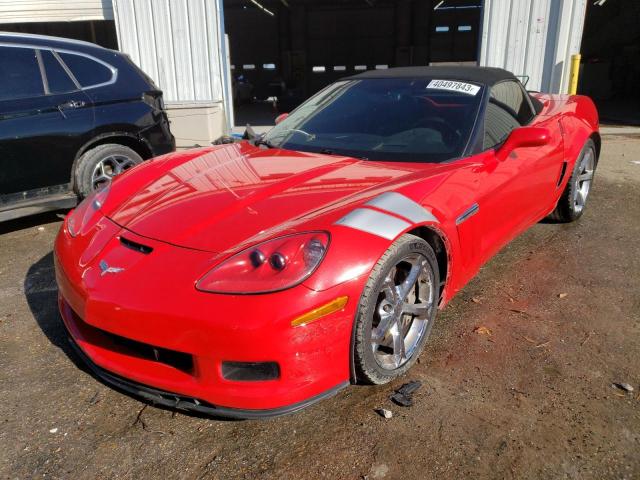 1G1YX3DW3B5103488 - 2011 CHEVROLET CORVETTE GRAND SPORT RED photo 1