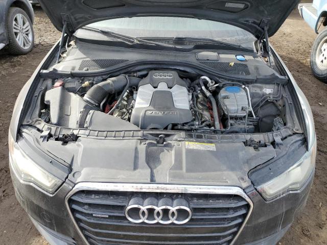 WAUGGBFC7CN101998 - 2012 AUDI A6 PREMIUM PLUS GRAY photo 11