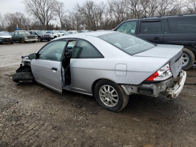 1HGEM21775L013210 - 2005 HONDA CIVIC HX SILVER photo 2