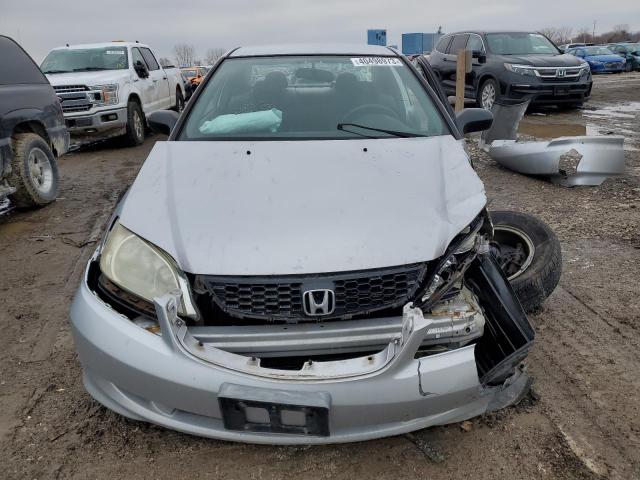 1HGEM21775L013210 - 2005 HONDA CIVIC HX SILVER photo 5