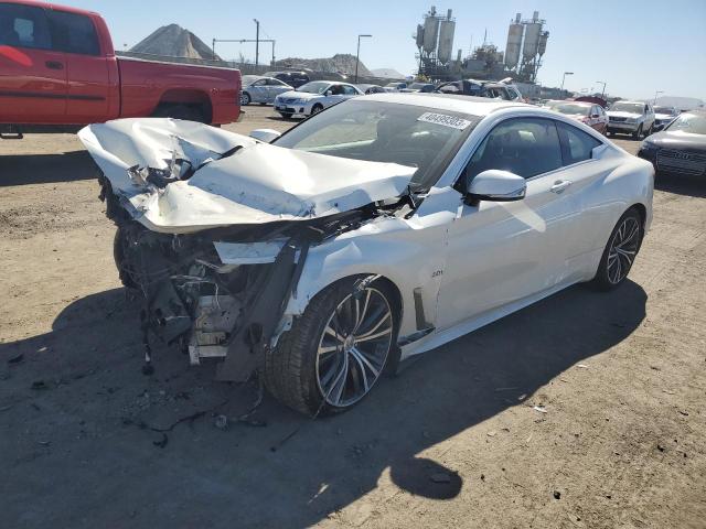 JN1EV7EK3JM340122 - 2018 INFINITI Q60 LUXE 300 WHITE photo 1