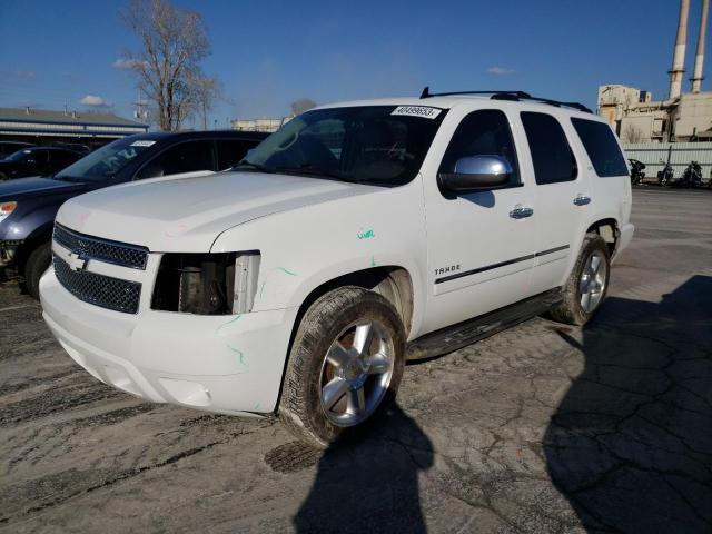 1GNSKCE06DR333065 - 2013 CHEVROLET TAHOE K1500 LTZ WHITE photo 1