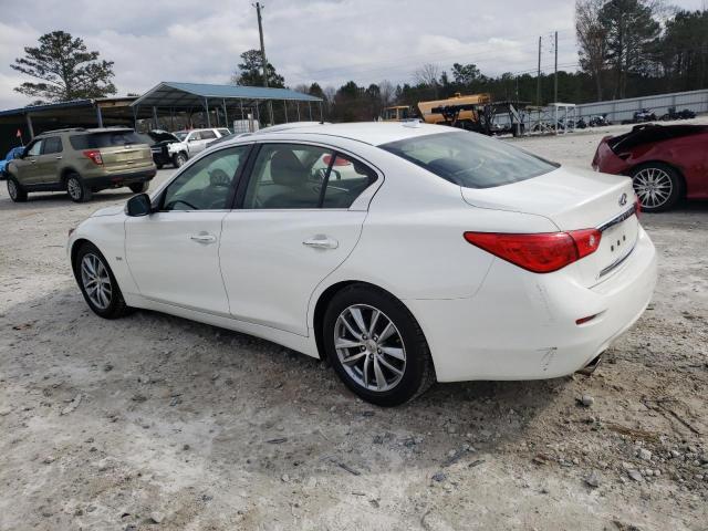 JN1EV7AP2HM733945 - 2017 INFINITI Q50 PREMIUM WHITE photo 2