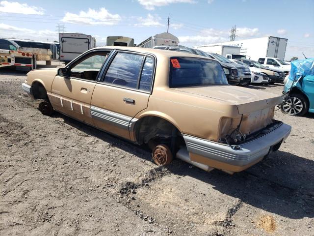 1G2NE54U3KC639366 - 1989 PONTIAC GRAND AM L BROWN photo 2