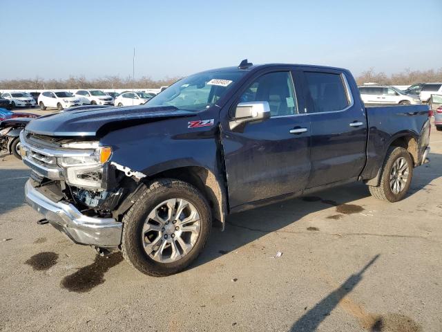 3GCUDGED2NG652311 - 2022 CHEVROLET SILVERADO K1500 LTZ BLUE photo 1