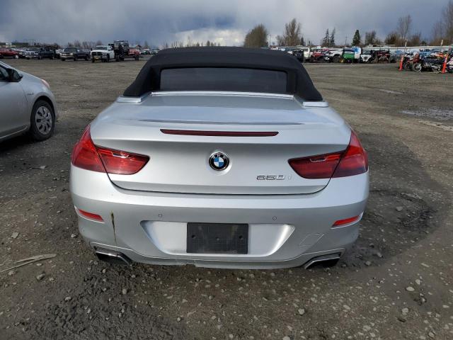 WBALZ3C52CDL70551 - 2012 BMW 650 I SILVER photo 6