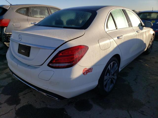 55SWF4HB1GU162512 - 2016 MERCEDES-BENZ C 350E WHITE photo 3