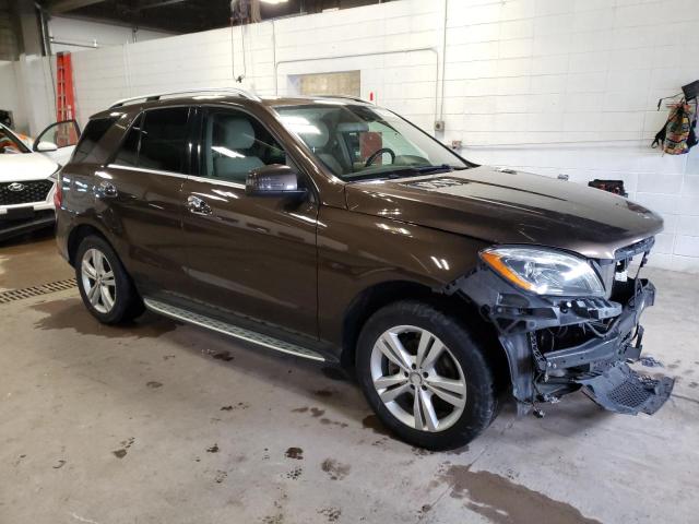 4JGDA5HB3DA102258 - 2013 MERCEDES-BENZ ML 350 4MATIC BROWN photo 4