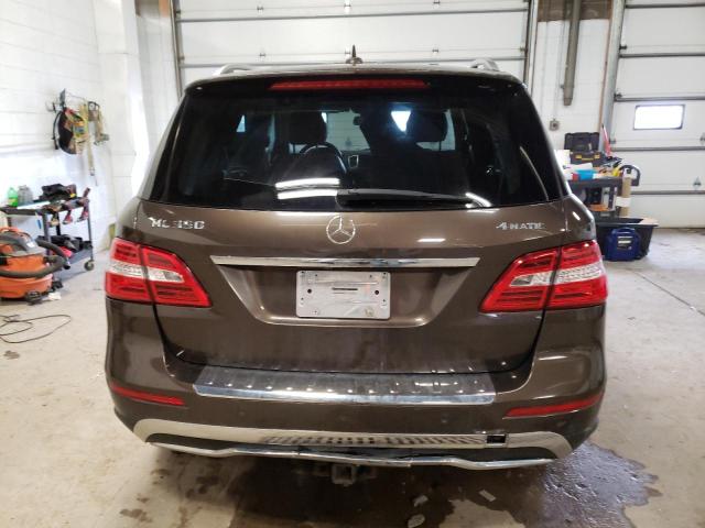4JGDA5HB3DA102258 - 2013 MERCEDES-BENZ ML 350 4MATIC BROWN photo 6