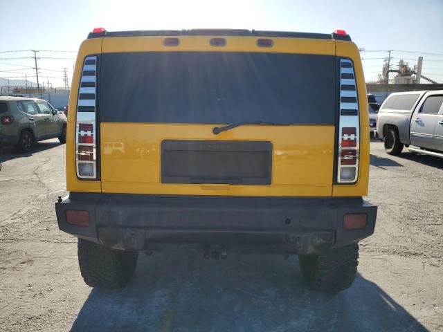 5GRGN23U96H104019 - 2006 HUMMER H2 YELLOW photo 6