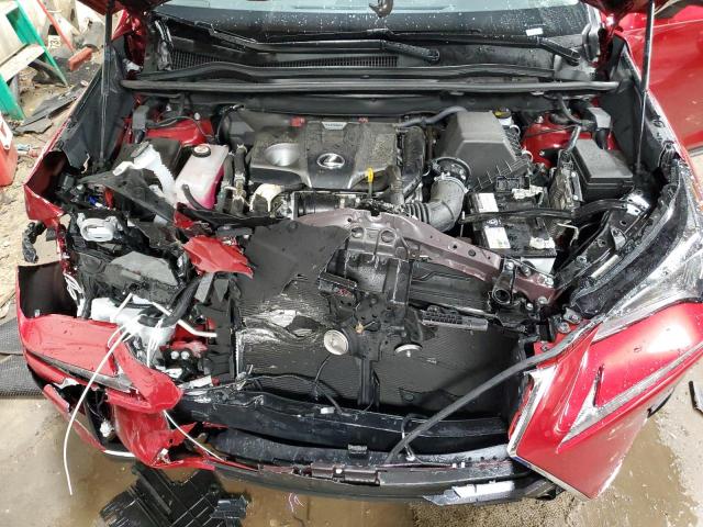 JTJDARBZ7M5035302 - 2021 LEXUS NX 300 BASE წითელი ფოტო 11