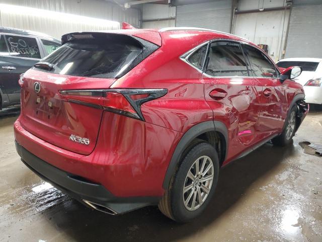 JTJDARBZ7M5035302 - 2021 LEXUS NX 300 BASE წითელი ფოტო 3