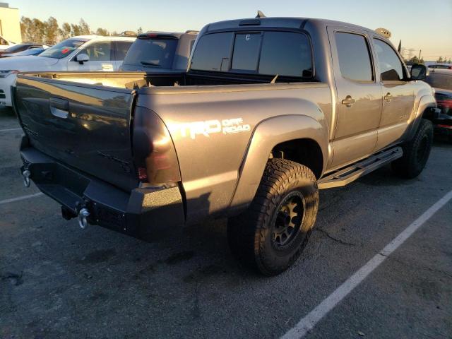 3TMJU4GN5EM163538 - 2014 TOYOTA TACOMA DOUBLE CAB PRERUNNER GRAY photo 3
