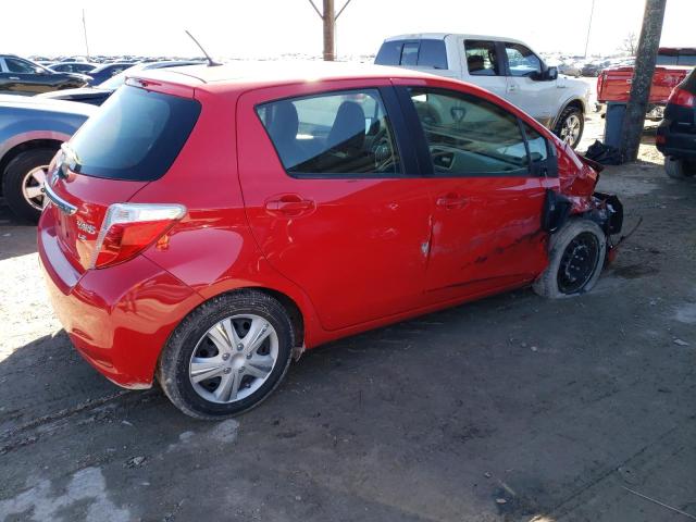 JTDKTUD34CD518962 - 2012 TOYOTA YARIS RED photo 3