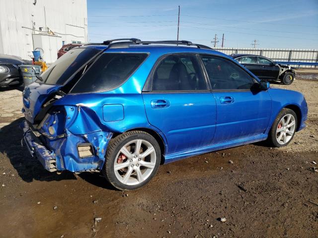 JF1GG74667G803646 - 2007 SUBARU IMPREZA WRX BLUE photo 3