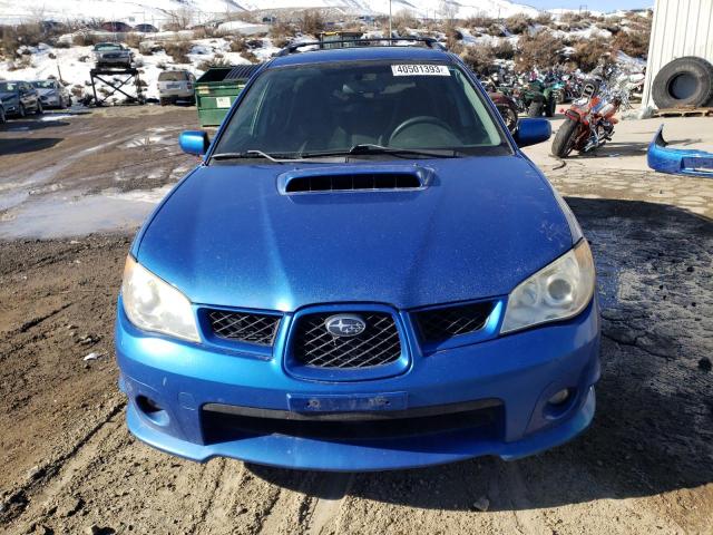 JF1GG74667G803646 - 2007 SUBARU IMPREZA WRX BLUE photo 5