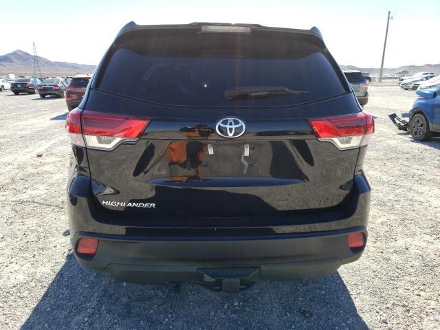 5TDZZRFH5KS305203 - 2019 TOYOTA HIGHLANDER LE BLACK photo 6