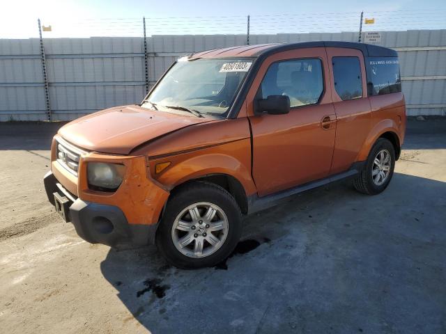 5J6YH187X8L008551 - 2008 HONDA ELEMENT EX ORANGE photo 1