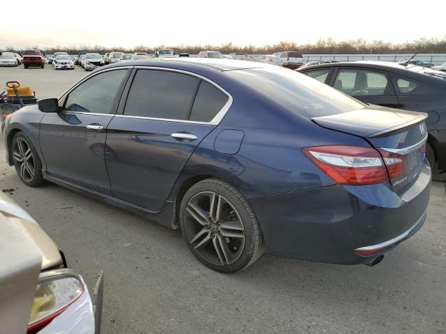 1HGCR2F15HA066338 - 2017 HONDA ACCORD SPORT SPECIAL EDITION BLUE photo 2