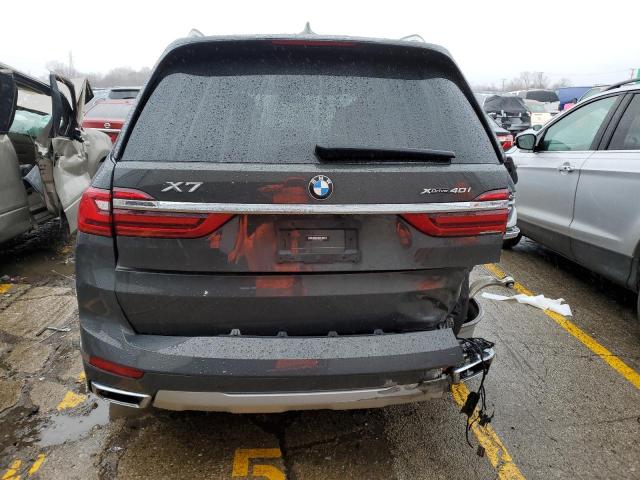 5UXCW2C07N9K83341 - 2022 BMW X7 XDRIVE40I GRAY photo 6