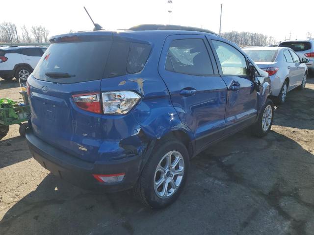 MAJ3S2GE3KC294134 - 2019 FORD ECOSPORT SE BLUE photo 3