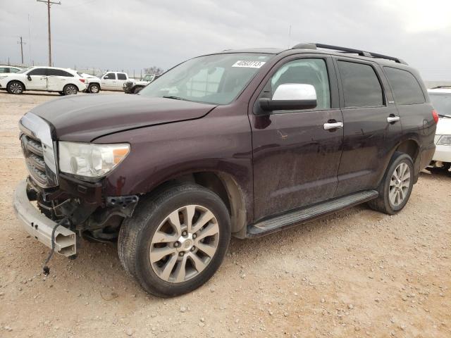 5TDKY5G13ES055513 - 2014 TOYOTA SEQUOIA LIMITED PURPLE photo 1