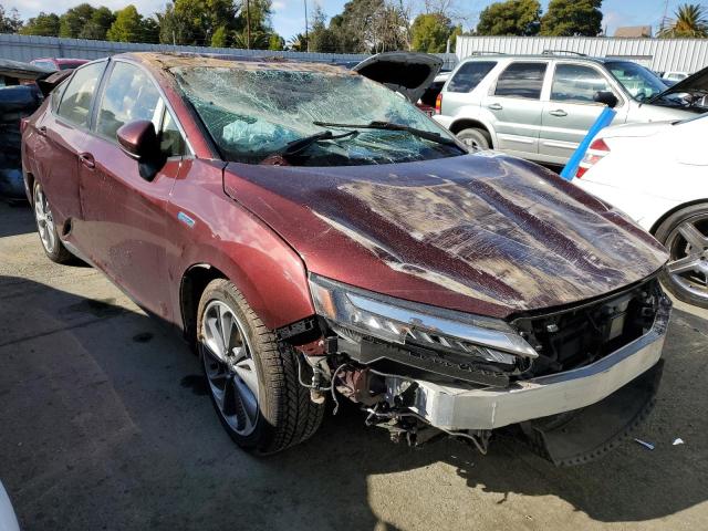 JHMZC5F11JC020865 - 2018 HONDA CLARITY BURGUNDY photo 4