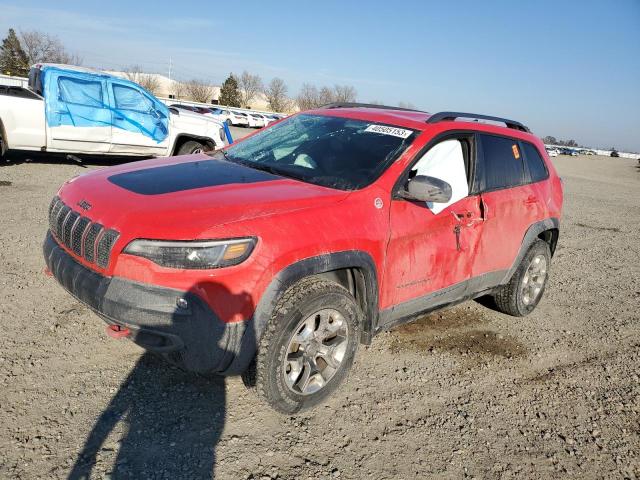 1C4PJMBX6KD362052 - 2019 JEEP CHEROKEE TRAILHAWK RED photo 1