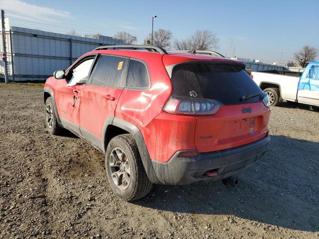 1C4PJMBX6KD362052 - 2019 JEEP CHEROKEE TRAILHAWK RED photo 2