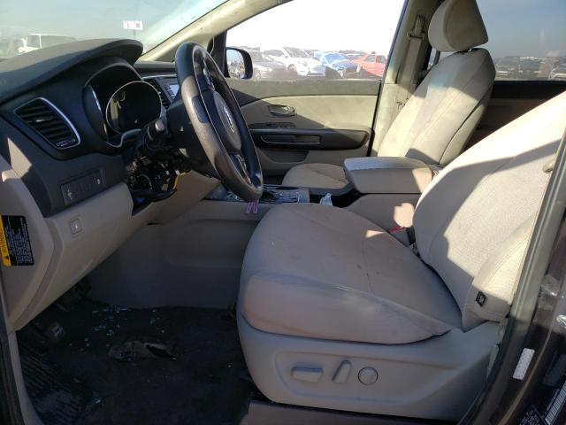 KNDMB5C14G6098714 - 2016 KIA SEDONA LX BLUE photo 7