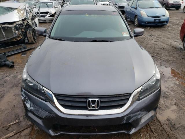 1HGCR2F7XDA050439 - 2013 HONDA ACCORD EX GRAY photo 5