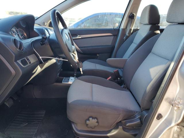 KL1TD66E49B306599 - 2009 CHEVROLET AVEO LS SILVER photo 7