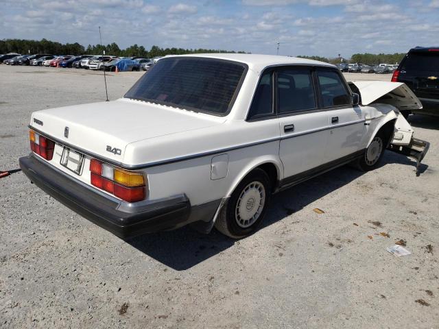 YV1AA8842M1453523 - 1991 VOLVO 240 WHITE photo 3