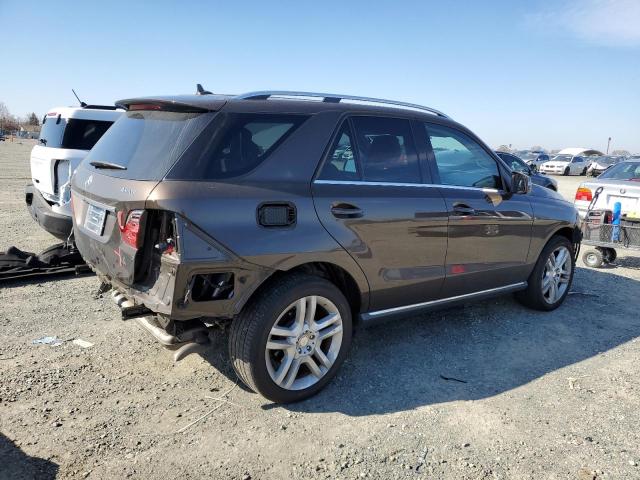 4JGDA5HBXEA369429 - 2014 MERCEDES-BENZ ML 350 4MATIC BROWN photo 3