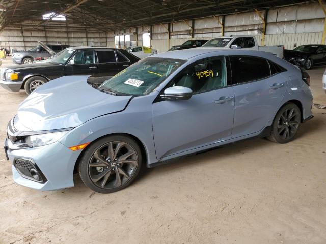 SHHFK7H48KU414585 - 2019 HONDA CIVIC SPORT 蓝色 照片 1